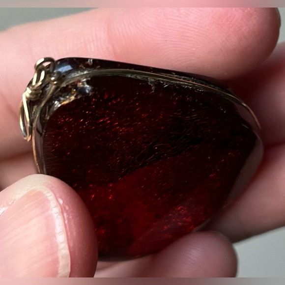 AMBER 🧡 Drop Style Pendant - Picture 11 of 15